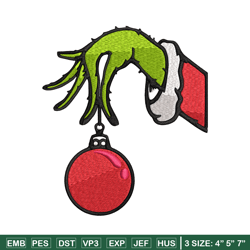 Grinch Hand Stock Illustrations Embroidery design, Grinch Embroidery, Embroidery File, Grinch design, Instant download.