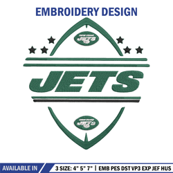 New York Jets embroidery design, New York Jets embroidery, NFL embroidery, logo sport embroidery, embroidery design.