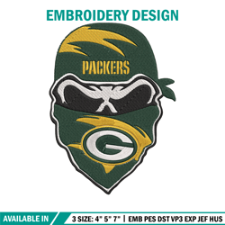 Green Bay Packers Skull embroidery design, Green Bay Packers embroidery, NFL embroidery, logo sport embroidery.