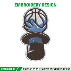 Orlando Magic design embroidery design, NBA embroidery,Sport embroidery, Embroidery design, Logo sport embroidery