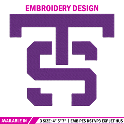 St. Thomas logo embroidery design,NCAA embroidery,Sport embroidery, Logo sport embroidery, Embroidery design.