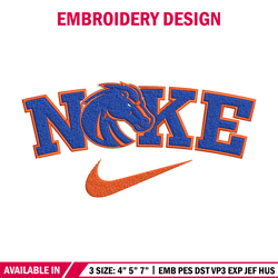Boise State Broncos embroidery design, NCAA embroidery, Nike design, Embroidery file,Embroidery shirt, Digital download