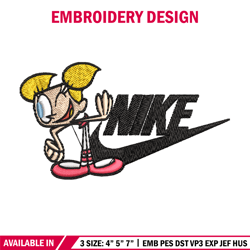 Bubbles cartoon Nike Embroidery design, Bubbles cartoon Embroidery, Nike design, Embroidery file, Instant download.