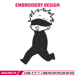 Gojo funny Embroidery Design, Jujutsu Embroidery, Embroidery File, Anime Embroidery, Anime shirt, Digital download