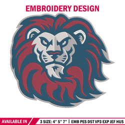 Loyola Marymount mascot embroidery design, NCAA embroidery, Sport embroidery,Logo sport embroidery, Embroidery design