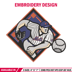 New York Mets basketball embroidery design, MLB embroidery,Sport embroidery, Logo sport embroidery, Embroidery design