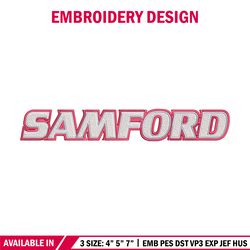 Samford Bulldogs logo embroidery design, NCAA embroidery, Sport embroidery, logo sport embroidery,Embroidery design.