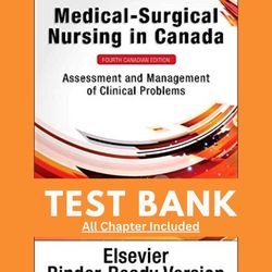 Test Bank For Lewis Medical Surgical Nursing in Canada 4th Edition Chapter 1-72