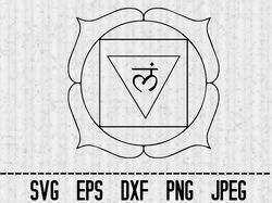 Muladhara Mandala SVG Muladhara Mandala PNG Muladhara Manda Cricut Muladhara design YOGA Mandala SVG