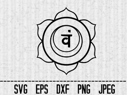 Svadhishthana Mandala SVG Svadhishthana Mandala PNG Svadhishthana Manda Cricut Svadhishthana design YOGA Mandala SVG
