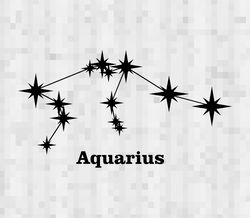 Aquarius SVG Aquarius PNG Aquarius Cricut Aquarius design ZODIAC svg Aquarius constellation SVG