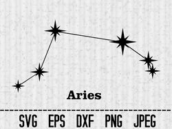 Aries SVG Aries PNG Aries Cricut Aries ZODIAC svg Aries constellation svg