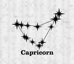 Capricorn SVG Capricorn PNG Capricorn Cricut Capric design ZODIAC svg C constellation svg Capricorn symbol svg