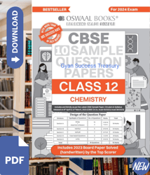 Chemistry OSWAAL Sample Papers Class 12 2023-24