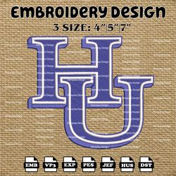 NCAA Hampton Pirates Logo Embroidery Designs, NCAA Machine Embroidery Designs, Embroidery Files