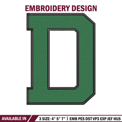 Dartmouth logo embroidery design, NCAA embroidery,Sport embroidery,logo sport embroidery,Embroidery design
