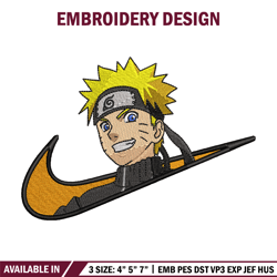 Naruto smile Nike embroidery design, Naruto embroidery, Nike design, anime design, anime shirt, Digital download