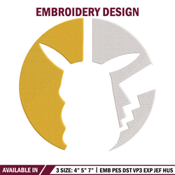 Pikachu poster Embroidery Design, Pokemon Embroidery, Embroidery File, Anime Embroidery, Anime shirt, Digital download