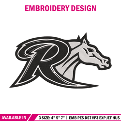 Rider University logo embroidery design,NCAA embroidery, Sport embroidery,logo sport embroidery,Embroidery design