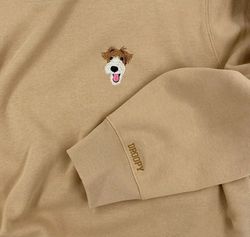 Custom Embroidered Dog Sweatshirts, Unisex Crewneck Sweatshirts
