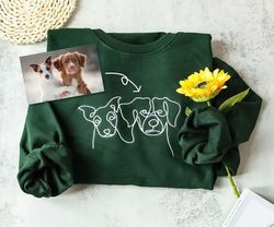 Custom Embroidered Pet Sweatshirts, Personalized Crewneck Sweatshirts