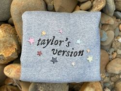 Embroidered 1989 Taylorss Version Sweatshirt, Taylors Version Embroidered Sweatshirt