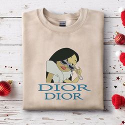 Dior Embroidered Sand Sweatshirt Gifts For Her