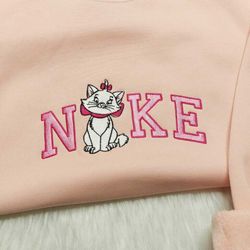 Marie Cat Disney Nike Embroidered Sweatshirt
