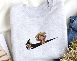 One Piece Luffy Embroidered Sweatshirt