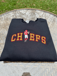 Chiefs Mahomes Embroidered Crewneck Sweatshirt