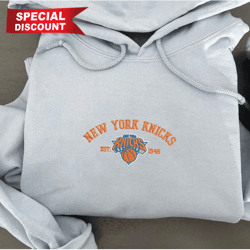 Vintage New York Knicks est 1946 Embroidered Unisex Shirt, Knicks NBA T Shirt, Basketball