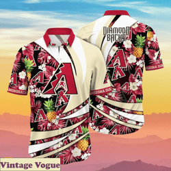 Arizona Diamondbacks Flower Aloha Shirt Special Gift For Fans