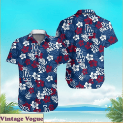 Funny Los Angeles Dodgers Aloha Shirt, LA Dodgers Aloha Shirt