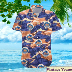 New York Mets Aloha Shirt For Men And Women, New York Mets Aloha Shirt