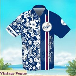Personalized Los Angeles Dodgers Aloha Shirt For Men, LA Dodgers Aloha Shirt