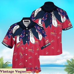 St Louis Cardinals Native Feather Aloha Shirt, St Louis Cardinals Aloha Shirt