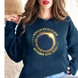 Annular Solar Eclipse 2023 T-Shirt, Ring of Fire, America Annularity Fall, Moon Astronomy, Solar Eclipse