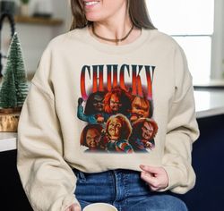 Limited Chucky Vintage T-Shirt, Chucky Graphic T-shirt, Retro 90s Fans Homage T-shirt