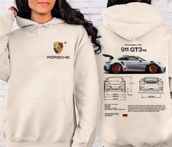 Porsche 911 GT3 RS Aesthetic Tshirt, Porsche 911 GT3 RS 2 side Tshirt, Porsche T-shirt