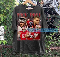 Vintage Nick Bosa Shirt T-shirt Football Shirt, Nick Bosa Vintage Bootleg, American Football