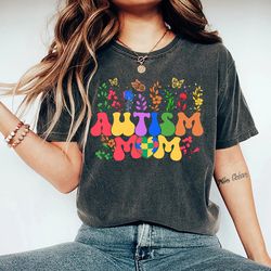 Autism Mom Floral Shirt, Autism Awareness Shirt, Autism Aware shirt