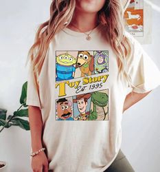 Disney Toy Story Comfort Colors Shirt, Toy Story Characters Shirt, Disney Family Vacation Shirt