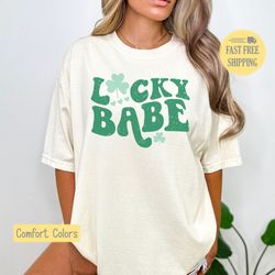 Lucky Babe, St Patrick Graphic Tee, Saint Patty T-shirt