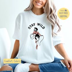 stay wild cowgirl graphic tee, cowgirl tee shirt, western tshirt