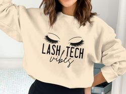 lash tech t-shirt, lash tech gift, lash tech sweater