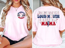 Somebodys Loud Mouth Baseball Mama Shirt, Baseball Mama Shirt, Baseball Mom Shirt