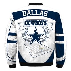 Dallas Cowboys Bomber Jackets Football Custom Name, Dallas Cowboys NFL Bomber Jackets, NFL Bomber Jackets