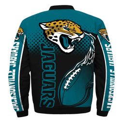 Jacksonville Jaguars Helmet Bomber Jackets Custom Name, Jacksonville Jaguars NFL Bomber Jackets, NFL Bomber Jackets