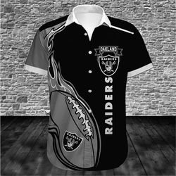 Las Vegas Raiders Hawaiian Shirt Rugby, Personalized NFL Las Vegas Raiders Hawaiian Shirt