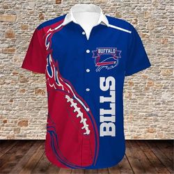 Buffalo Bills Hawaiian Shirt Rugby, Personalized NFL Buffalo Bills Hawaiian Shirt